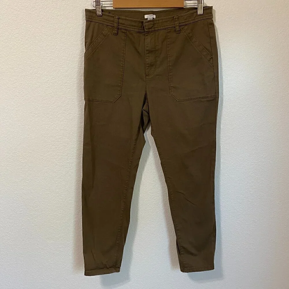 J. Crew High-rise skinny washed cargo pant size 30